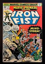 MARVEL PREMIERE #25 1st Byrne Iron Fist Art Marvel Comics 1975 picture