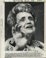 1970 Press Photo Perle Mesta, Advisory Council chairman, National Woman's Party picture