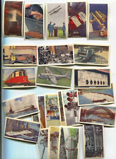 1936 GODFREY PHILLIPS CIGARETTES MECHANIZED AGE 24 DIFFERENT CIGARETTE CARDS picture