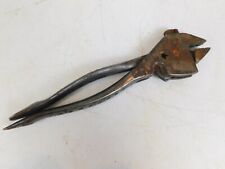 Antique Hand Plier Eifel Geared American Plierench Tool Chicago rusty picture