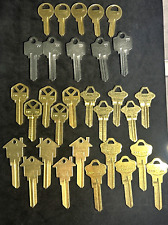 LOT OF 30 MOST POPULAR KEY BLANKS HOME & OFFICE KWIKSET SCHLAGE ARROW MASTER USA picture
