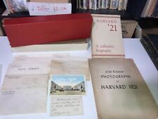Harvard University Ephemera Lot 1921 Reunion 1856 Invite Box Envelopes Postcard picture