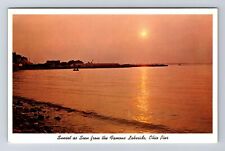 OH-Ohio, Sunset From Lakeside Ohio Pier, Antique, Vintage Postcard picture