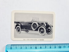 Fiat 501 1919-1925 2nd Series Car Rare Card Vintage Original Light Back picture