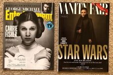 Lot of (2) CARRIE FISHER STAR WARS magazines Entertainment Weekly/Vanity Fair picture
