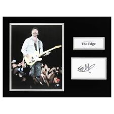 Signed The Edge Photo Display - Music Autograph +COA picture