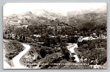 Postcard RPPC Carretera Mexico-Laredo Bridge Birds Eye View Tamazunchale 1950 picture