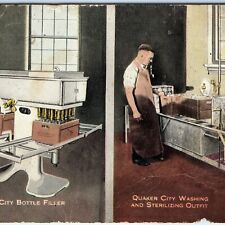 c1910 Quaker City Bestov Sanitary Dairy Appliances Advertising Postcard Milk A71 picture