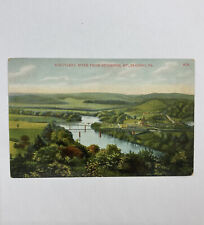 1907 Aerial View Schuylkill River from Neversink Mt Reading PA Postcard picture