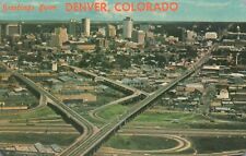 Postcard CO Greetings from Denver Air View Colfax Viaduct Vintage PC H3021 picture
