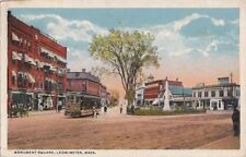 Postcard Monument Square Leominster MA  picture