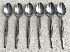Set of 6 Interpur Stainless Steel Korea INR3 Replacement Teaspoons Discontinued picture