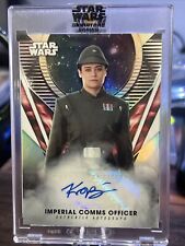 2023 Topps Star Wars Signature Series KATY O'BRIAN AUTO IMPERIAL COMMS OFFICER picture