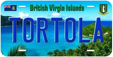 Tortola British Virgin Islands Aluminum Novelty Car License Plate picture