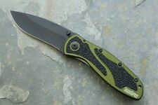 1670OLBLK KERSHAW BLUR pocket knife spring assist Ken Onion design NEW BLEM picture