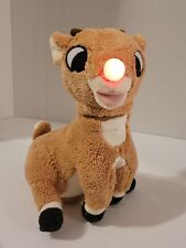 Gemmy Rudolph Animated Singing Talking Plush Rudolph The Red Nose Reindeer WORKS picture