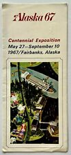 1967 Centennial Exposition Fairbanks Alaska Vintage Travel Brochure Tourist AK picture