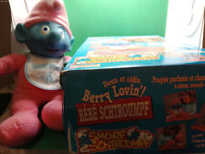 Baby Smurf Berry Lovin Peyo doll 1996 Irwin w box picture