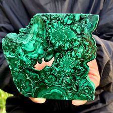 515G Natural Green Malachite Slab Quartz Crystal Slice Ore Specimen Healing picture