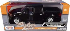 Motor Max Ford F-150 Limited Crew Cab Pickup Truck Black 1/27 Diecast Model New picture