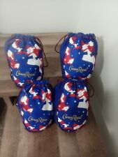 Lot of 4 Red, White, and Blue Camo Limited Edition Crown Royal Bags 750Ml picture