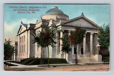 Kansas City MO-Missouri Christian Church, c1913 Vintage Souvenir Postcard picture