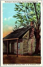 Fredericksburg VA-Virginia, Washington's Boyhood Home, George Office, Postcard picture