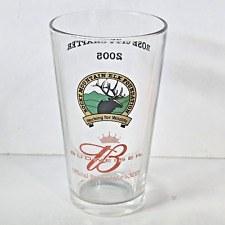 Budweiser 2005 Rocky Mountain Elk Foundation Beer Glass 16oz 5 7/8