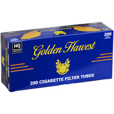 Golden Harvest BLUE 100mm Cigarette Tubes 200 Count Per Box (50-Boxes) picture
