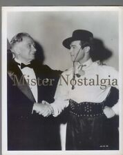 Anthony Dexter as Rudolph Valentino Director George Melford rare 1951 photo picture
