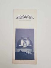 Vintage Palomar Observatory Brochure Pamphlet California Institute Of Technology picture