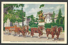 Ca 1935 PPC* CHICAGO IL WILSON MEAT PACKERS HAS 6 TEAM CLYDESDALE SEE INFO picture
