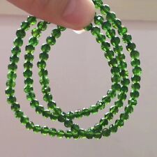 4.8mm Rare Natural Green Diopside Gemstone Round Beads Bracelet AAAA picture