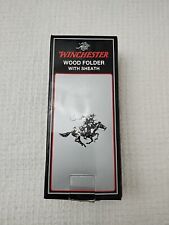 Winchester Rich Grain Wood Folder With Sheath New In Box picture
