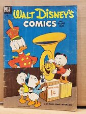 WALT DISNEY'S COMICS & STORIES #154 [1953 DELL] GRAPE JUICE 10 Cent COVER picture