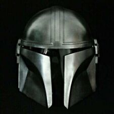 Mandalorian Helmet Star wars Hard Helmet Replica Medieval Steel Armor Helmet picture