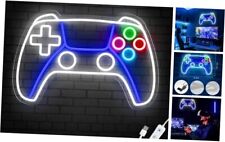 Gamer Neon Sign, Dimmable Gamepad Shaped Neon Sign for Gamer Room Decor, White picture