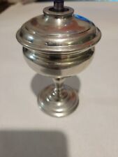 Vintage Shirley Williamsburg Hand Made Pewter Courting Oil Lamp HTF picture