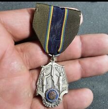 Vintage US American Legion Citizenship Sterling Silver Medal picture
