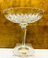 Vintage Pasco Bavaria Germany Crystal Compote Bowl 6