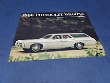 Vintage 1968 Chevrolet Wagons Car Auto Dealer Brochure picture