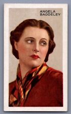 1935 Gallaher Stars Angela Baddeley #23 | Original Cigarette Card picture