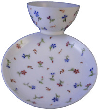 Antique 18thC Nyon Porcelain Teabowl Cup & Saucer Porzellan Tasse Swiss picture