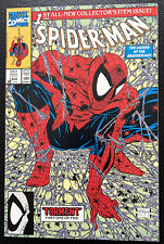Spider-Man #1 Green Cover McFarlane Marvel, August 1990 Torment Part 1 Of 5 picture