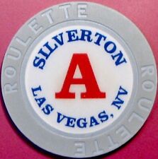 Roulette Casino Chip. Silverton, Las Vegas, NV. Gray. W10. picture
