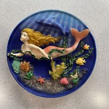 Vintage Avery Creations Mermaid 3D Plate Folktales And Fantasy 1998  picture