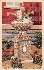 Dickeyville WI Wisconsin Pot Holy Ghost Church Altar Shrine UNP Vtg Postcard A8 picture