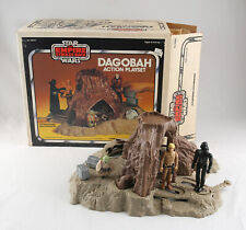 VINTAGE STAR WARS MIB Dagobah Action Playset with Figures Near Complete Kenner picture