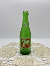 7 UP SODA Pop Bottle 7oz Gainesville/Ocala, FL 1957 green Vintage Anchor Hocking picture