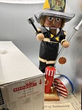 Steinbach America's Bravest Firefighter Fireman Nutcracker S1785 musical Box LE picture
